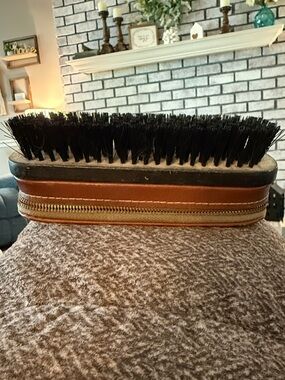 Vintage Swank Travel Shoe Brush